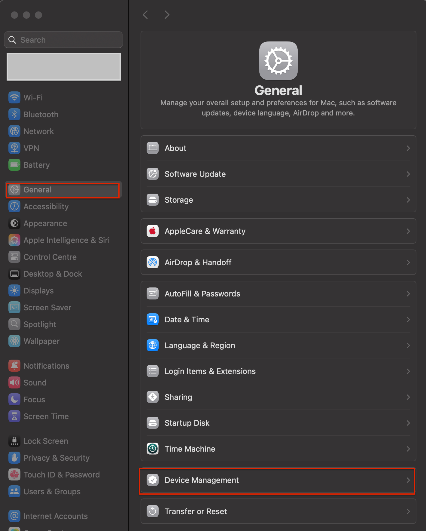 Przejście do ustawień